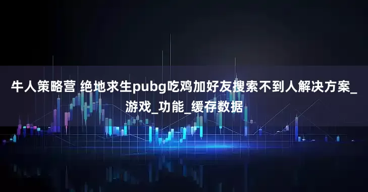 牛人策略营 绝地求生pubg吃鸡加好友搜索不到人解决方案_游戏_功能_缓存数据