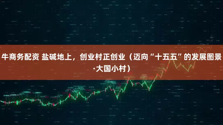 牛商务配资 盐碱地上,创业村正创业(迈向“十五五”的发展图景·大国小村)
